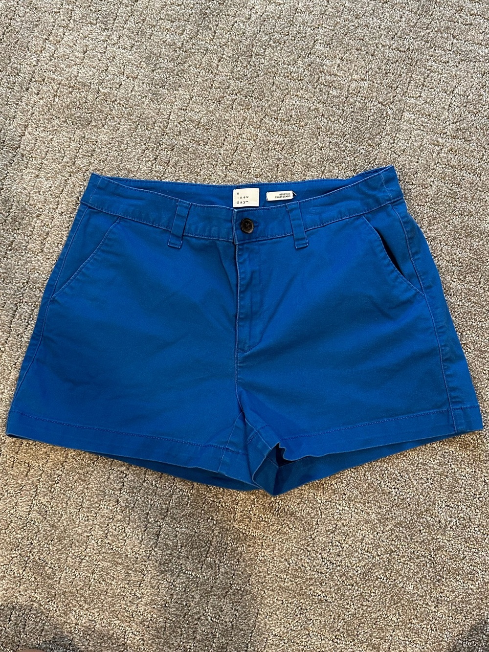 a new day Royal Blue High-Waist Casual Shorts